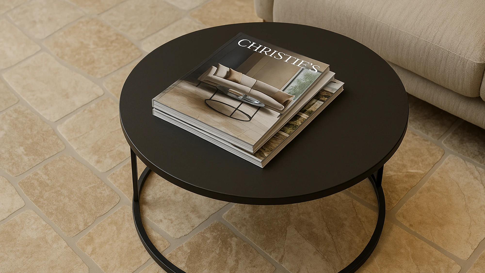 Collage ceramic flooring