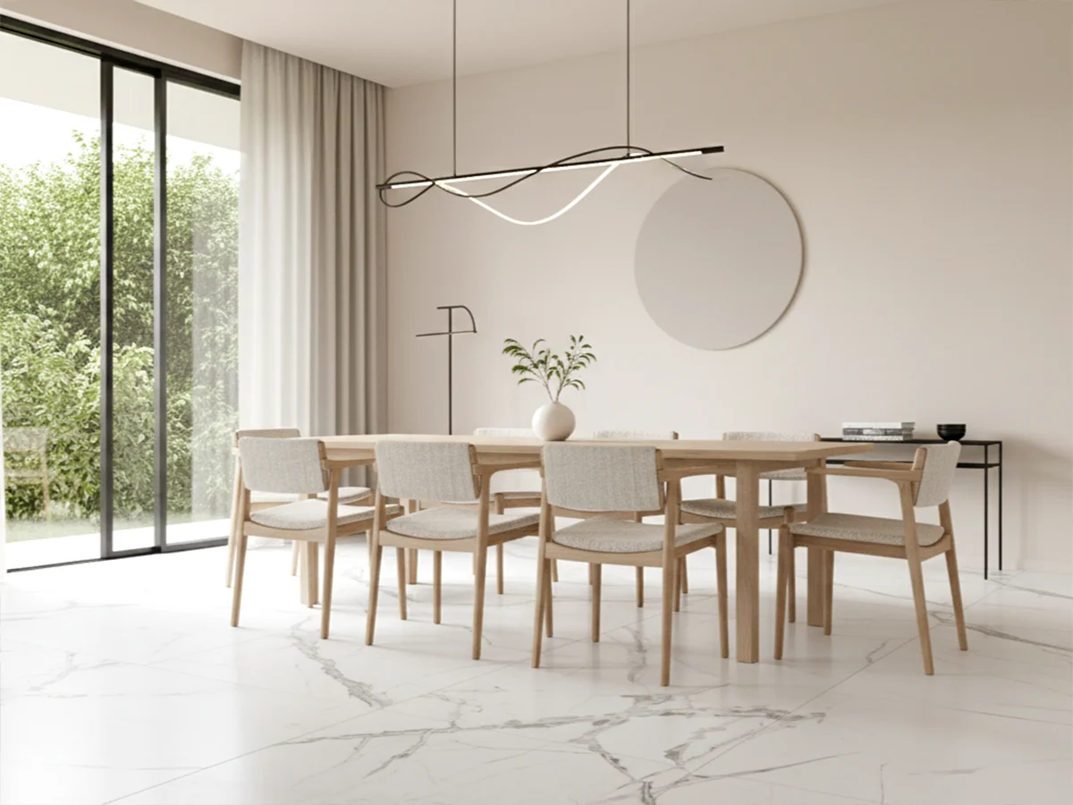 Monoserra Linum White ceramic tiles