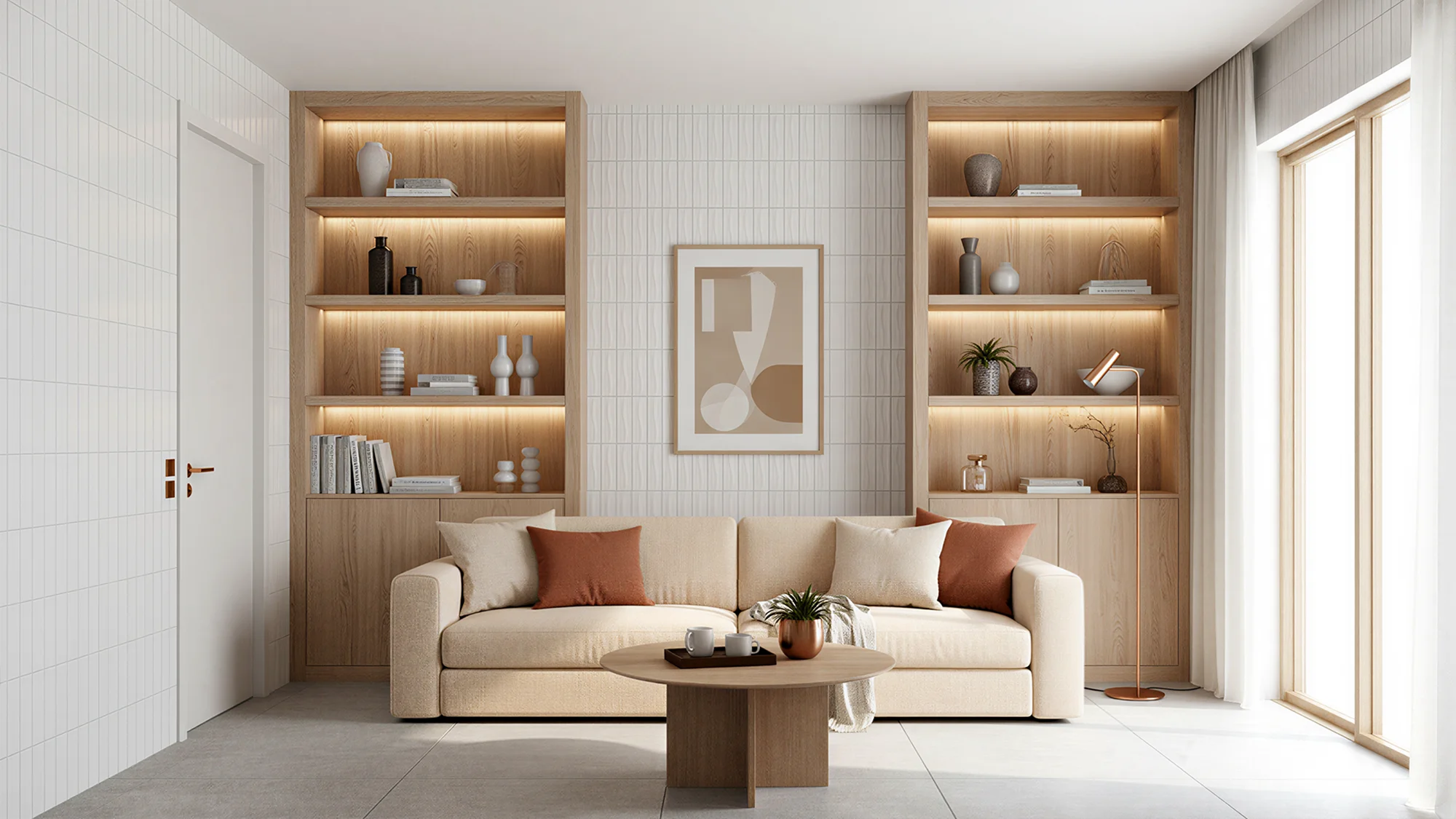 Monoserra White Wall ceramic tiles