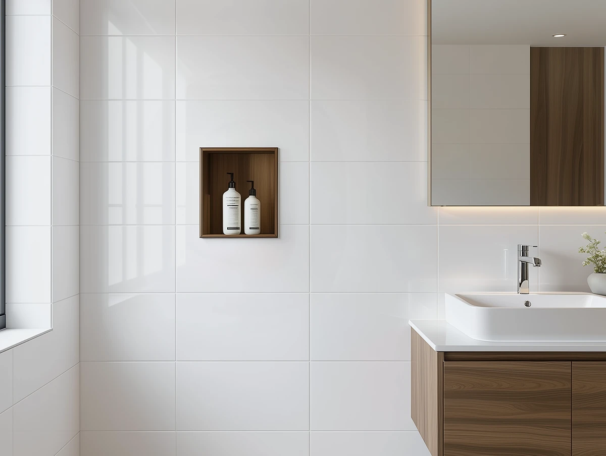 Blanco Brillo Glossy Ceramic Tile