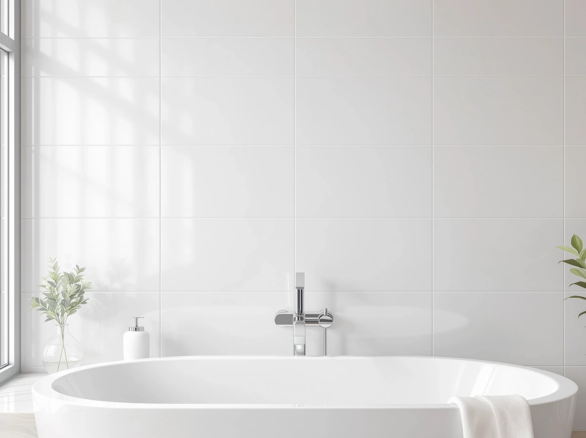 Blanco Brillo Glossy Ceramic Tile